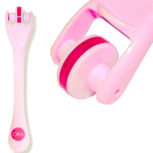 ORA Lip Plumping Microneedle Roller System w Acrylic Travel Case 0.25 mm Needle